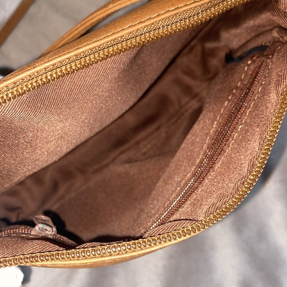 🆕 Fossil Brown Leather crossbody Messenger Bag and wallet Y2K - Picture 6 of 16